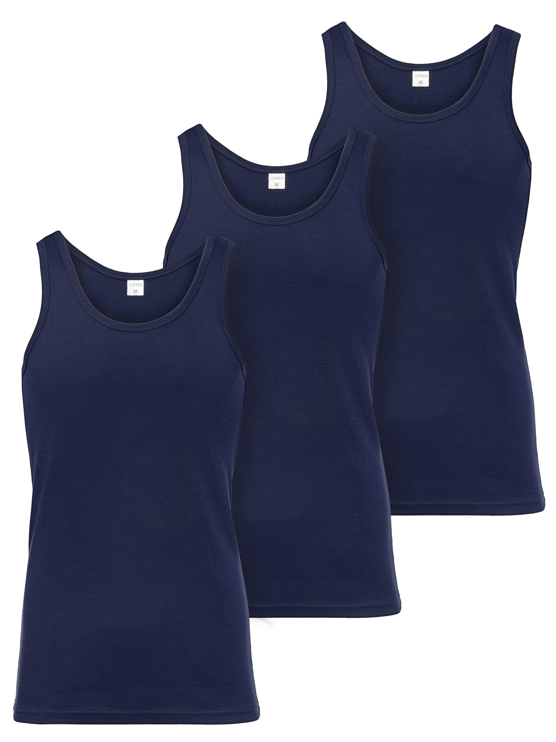 Ladeheid Unterhemd Tanktop Herren Baumwolle Set 3 Stück LA40-258 (Set, 3er- günstig online kaufen