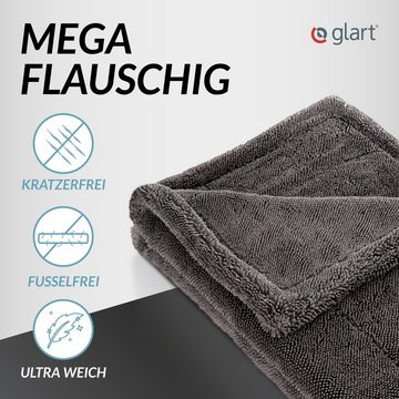 Glart 44TW6 Twist Auto Mikrofaser Trockentuch XXL 60x40cm extrem saugstark Mikrofasertuch (80% Polyester, 20% Nylon, 40x60 cm)