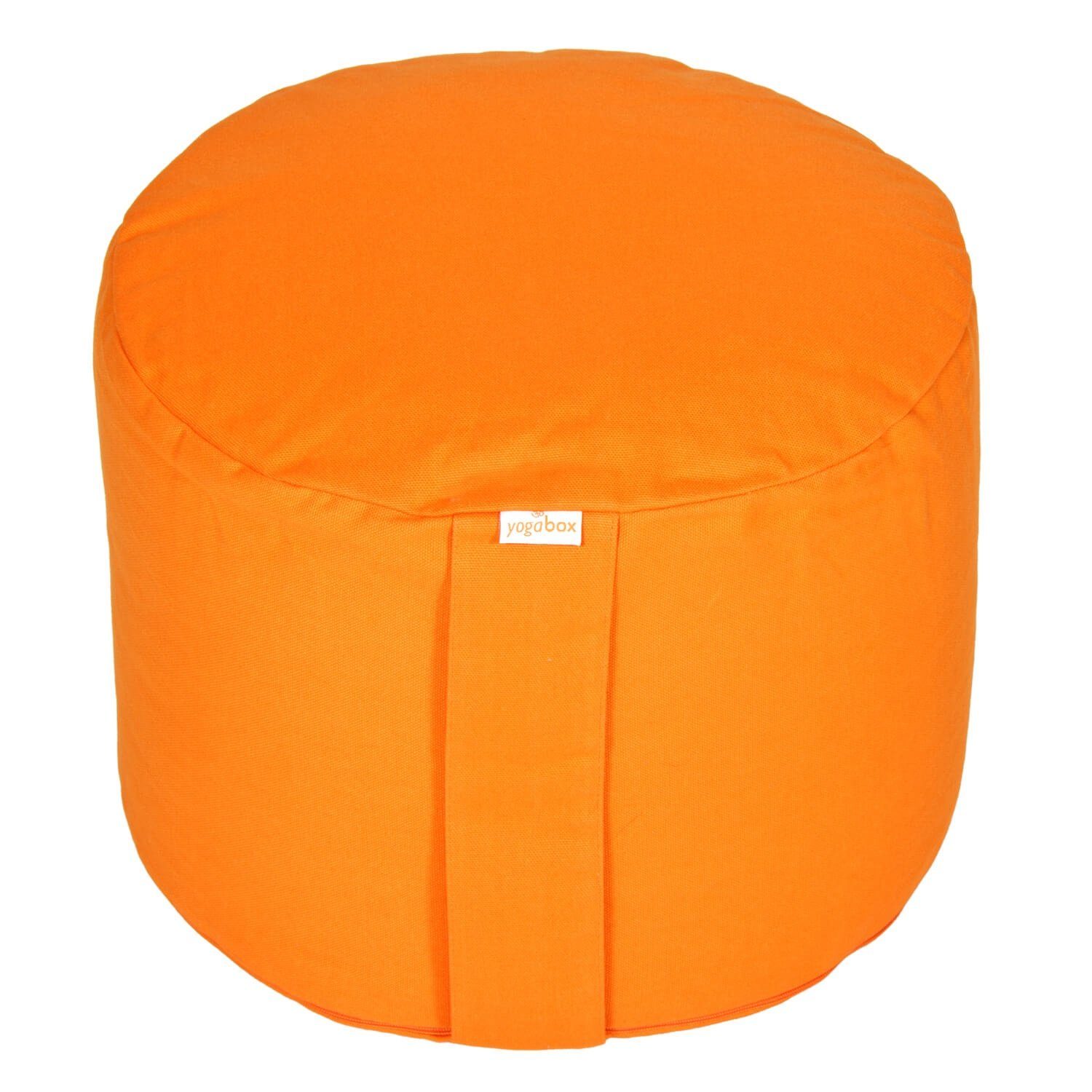 yogabox Yogakissen Meditationskissen Rondo Big BASIC orange