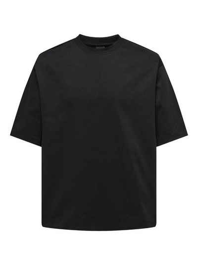 ONLY & SONS T-Shirt - T-Shirt kurzarm - Basic Shirt - ONSMILLENIUM OVZ SS TEE NOOS