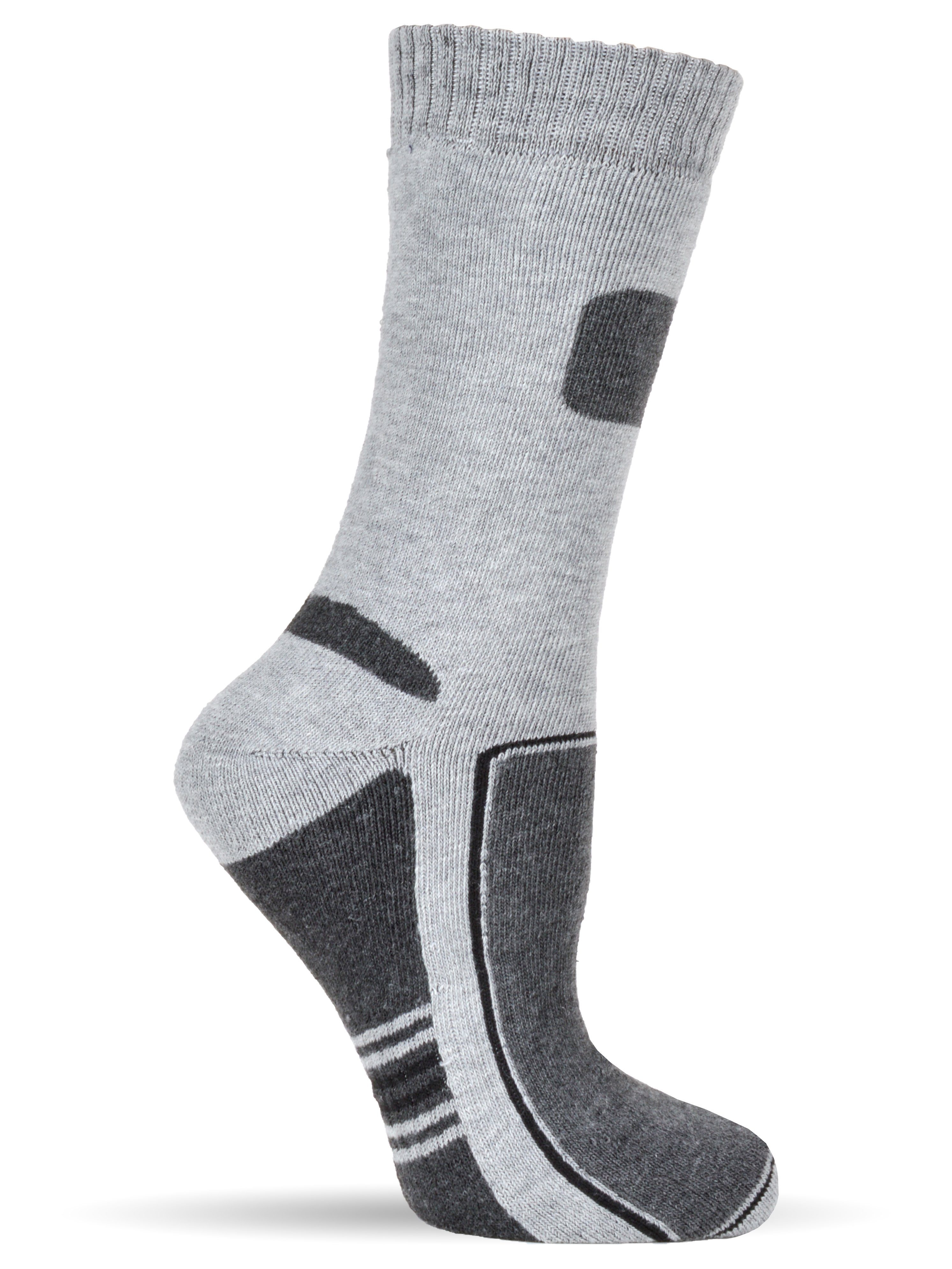 Vollfrottee (6 Innenfutter, Frostfighter fusselfreies Thermosocken Paar) Wintersocken dicke Innenfutter, Herren Socken warme