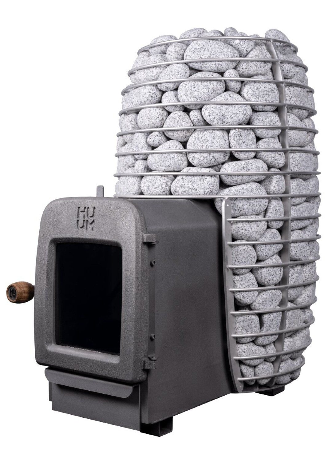 HUUM Saunaofen HUUM HIVE Heat LS Saunaofen / Leistung 12 kW, 12 kW, Manuelle Steuerung, Holzbefeuerung; Gleichmäßige Wärmeverteilung; Aufgussbetrieb