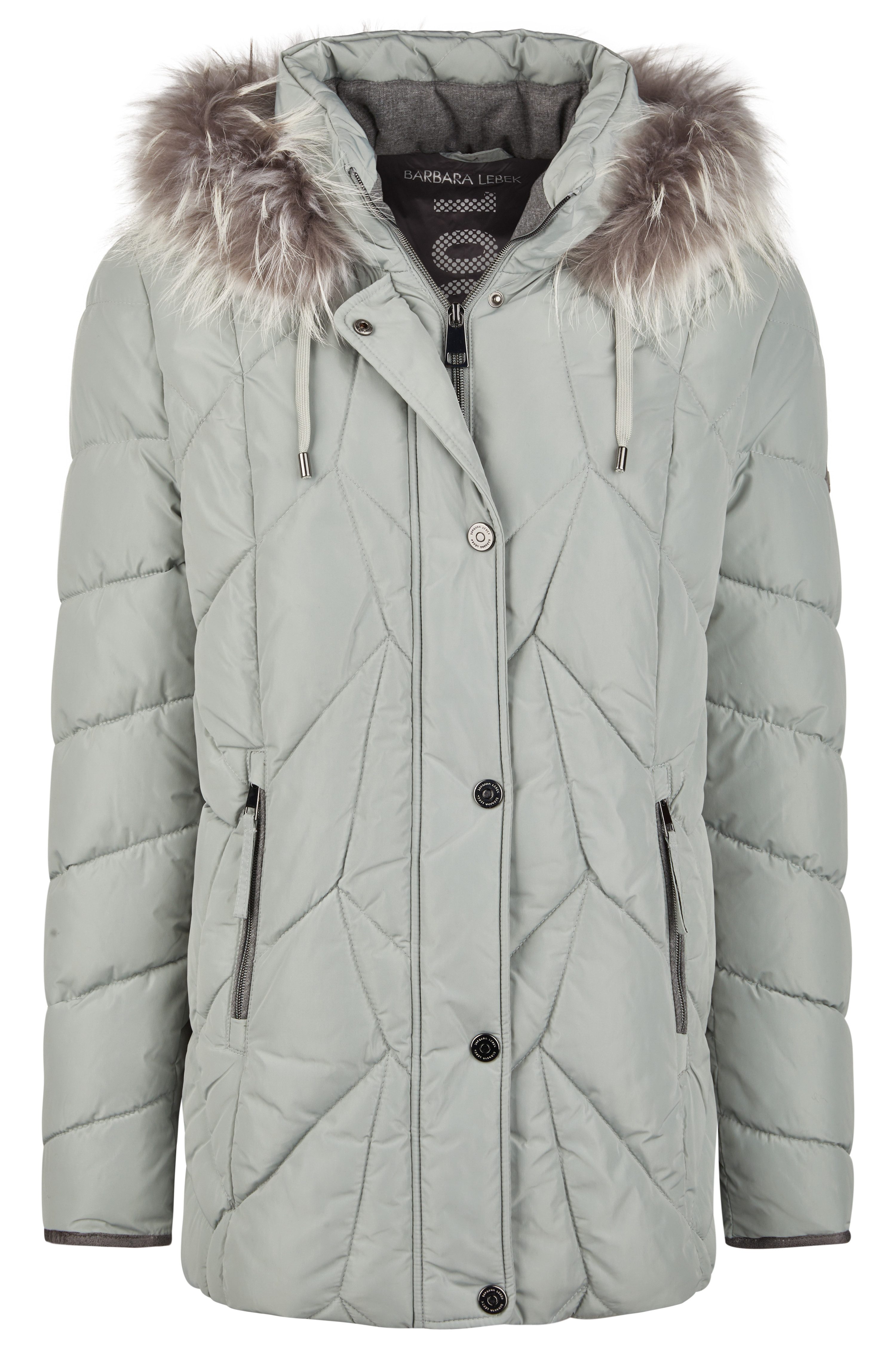 Anorak Jacke Down Free mit Kapuze und Pelz