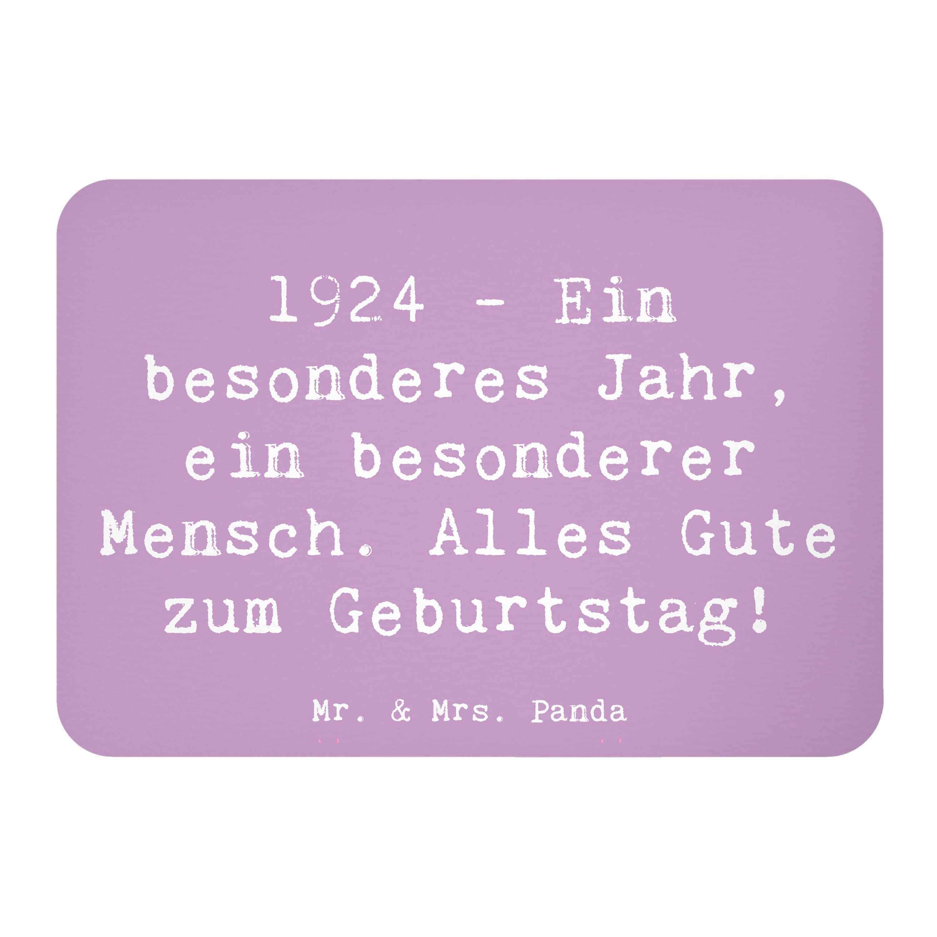 Magnet Spruch 1924 Geburtstag - Lavendeltraum - Geschenk, Geburtstagserinner