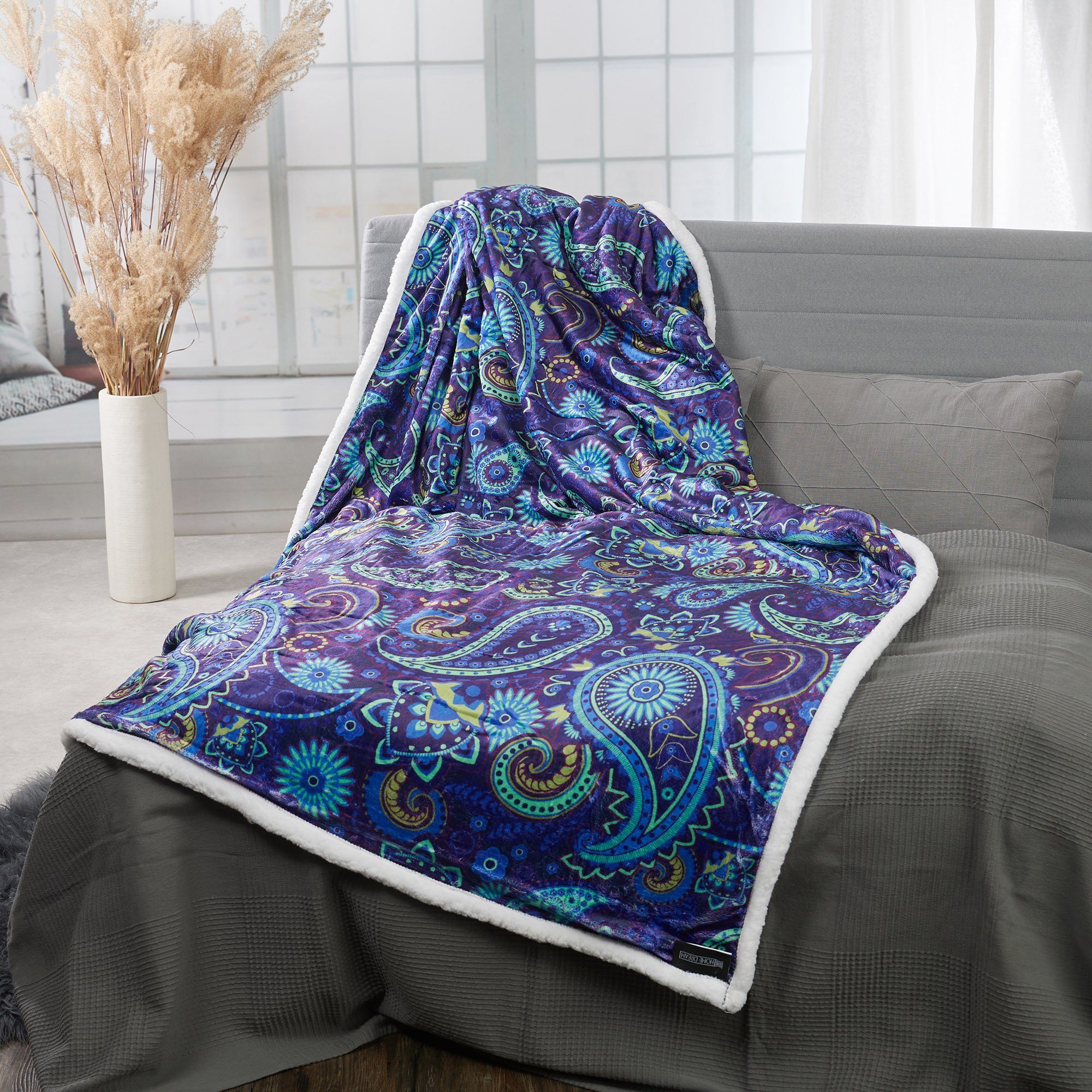 Wohndecke Paisley, HOME DREAM, 150 x günstig online kaufen