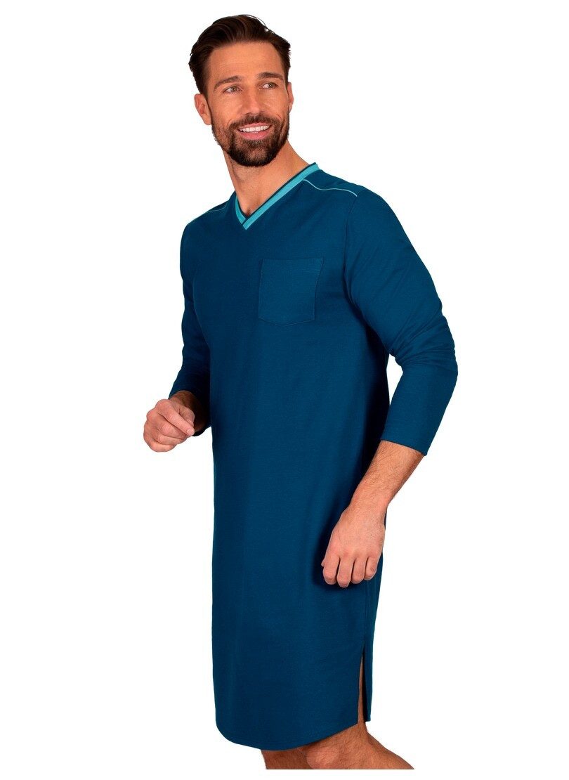 Trigema Pyjama TRIGEMA Herren-Nachthemd aus Biobaumwolle günstig online kaufen
