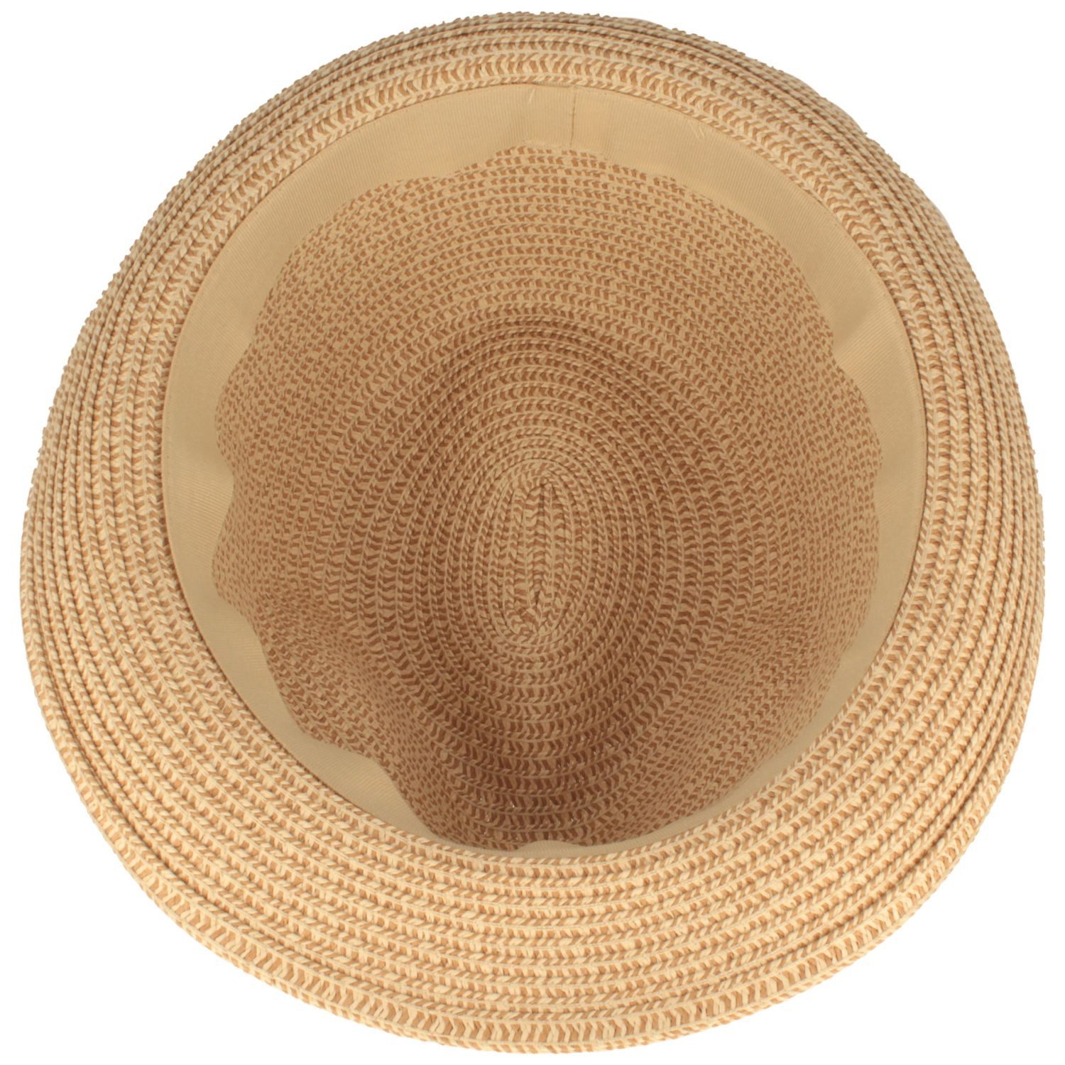 Breiter Strohhut knautschbarer Borten-Trilby – Bild 5 von 5