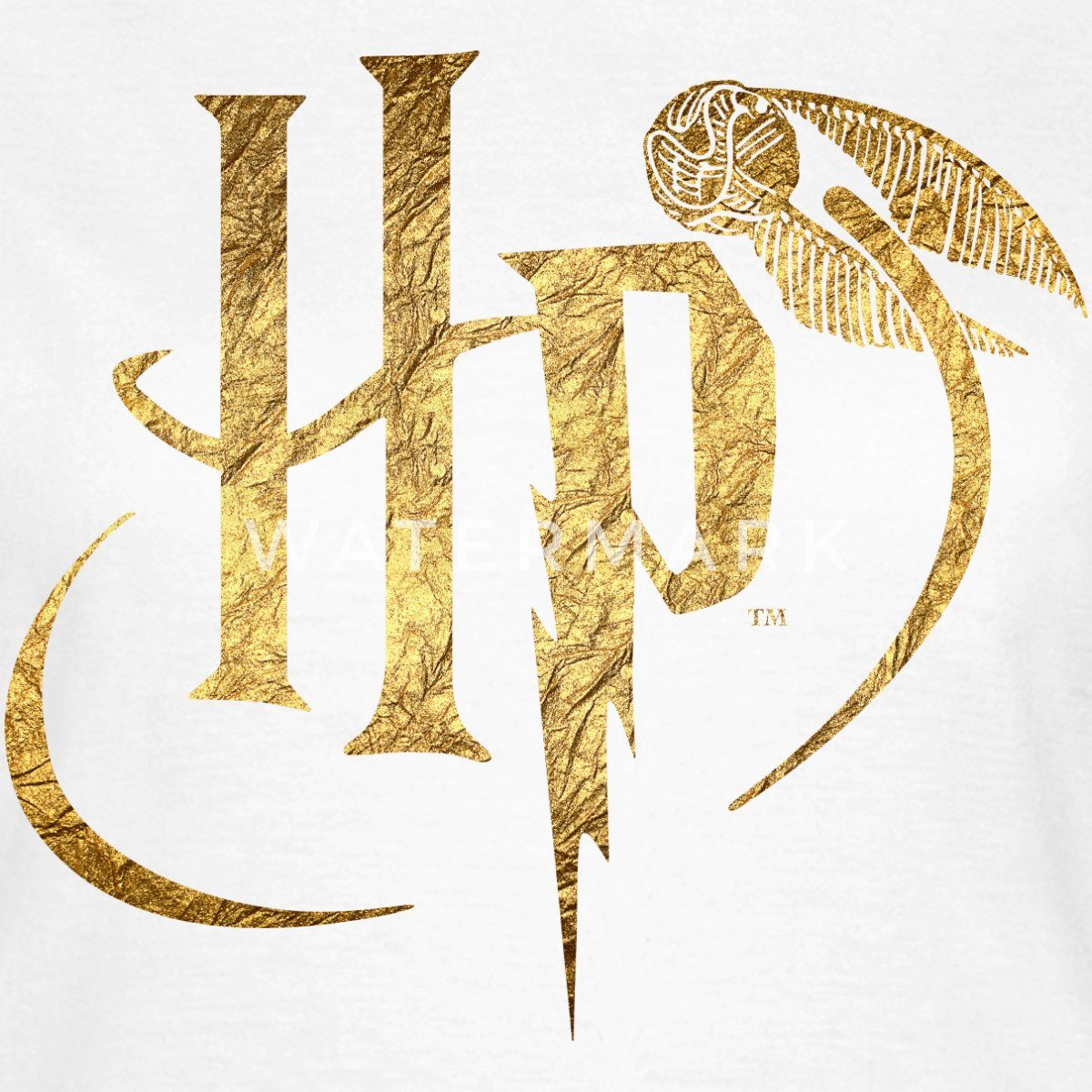 Spreadshirt T-Shirt Harry Potter HP Logo günstig online kaufen