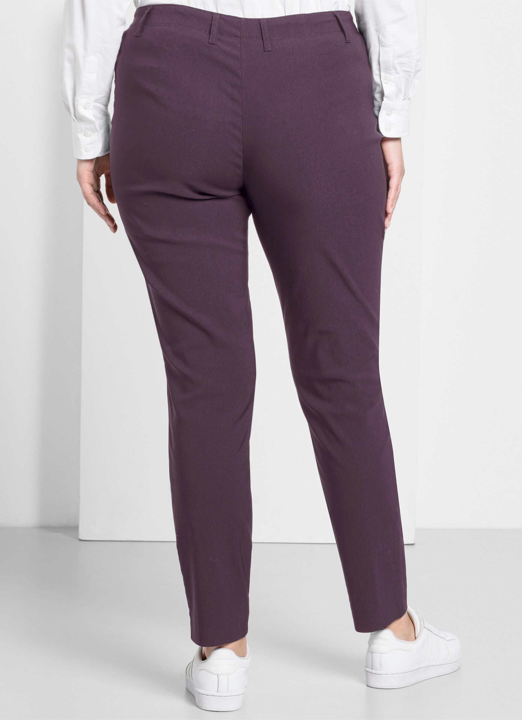 Sheego Jerseyhose Stretch-Hose knitterarm und pflegeleicht
