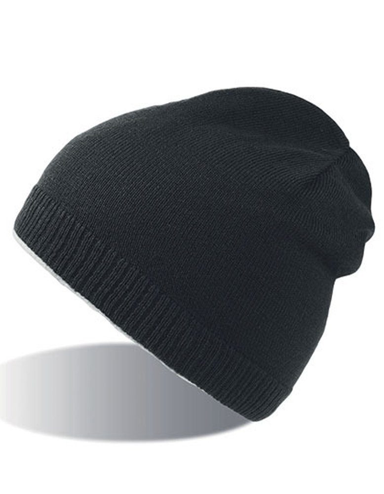 Goodman Innen Winter Beanie Snappy Black Beanie Baumwoll-Jersey Herbst Design Doppellagig, Mütze Hat