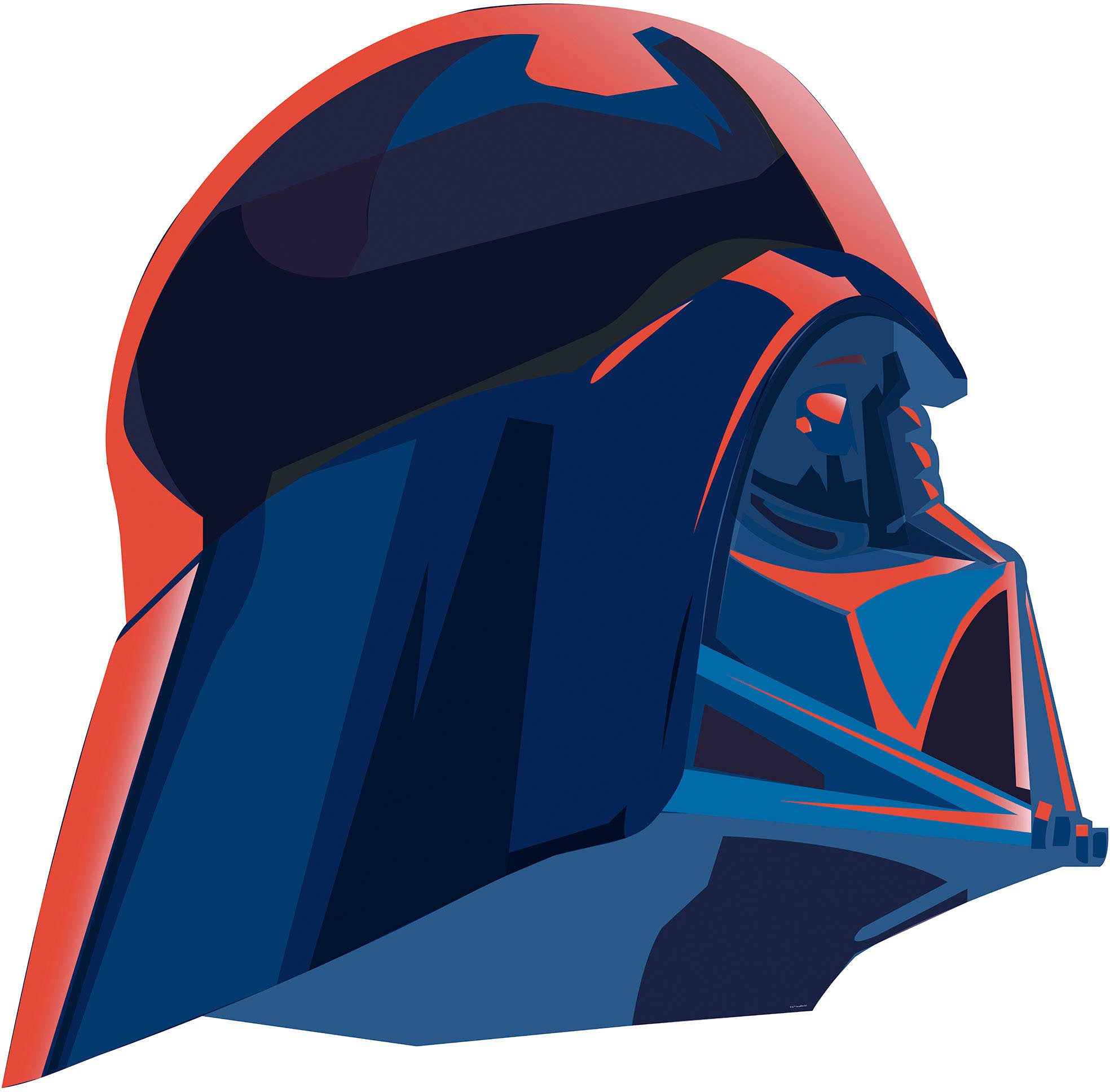 Komar Wandtattoo Star Wars Cover Up - Größe 125 x 125 cm (1 St), Künstler: Komar, rund und selbstklebend