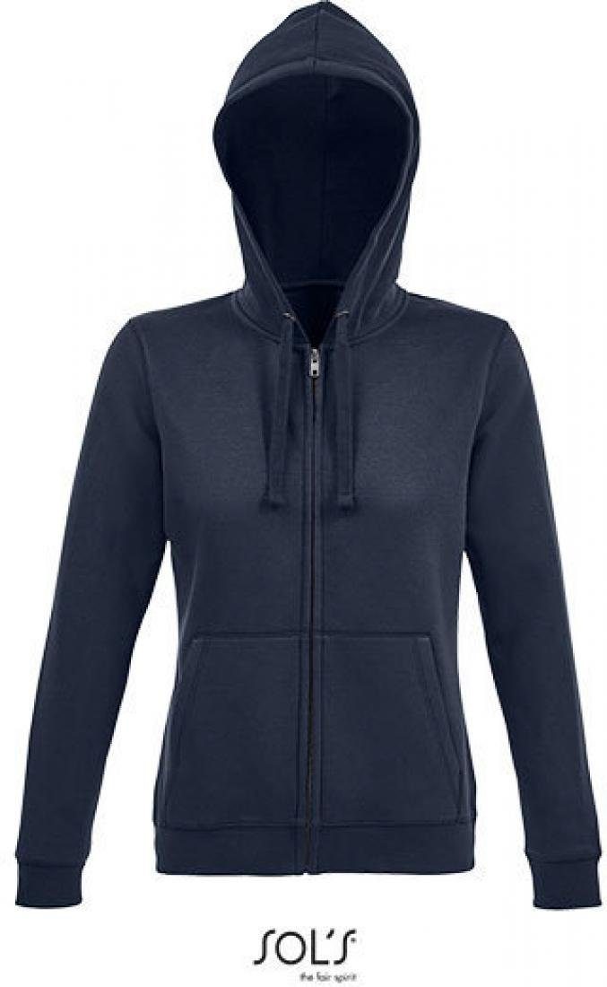 Kapuzensweatjacke Damen Jacke Women´s Zip Hoodie Spike