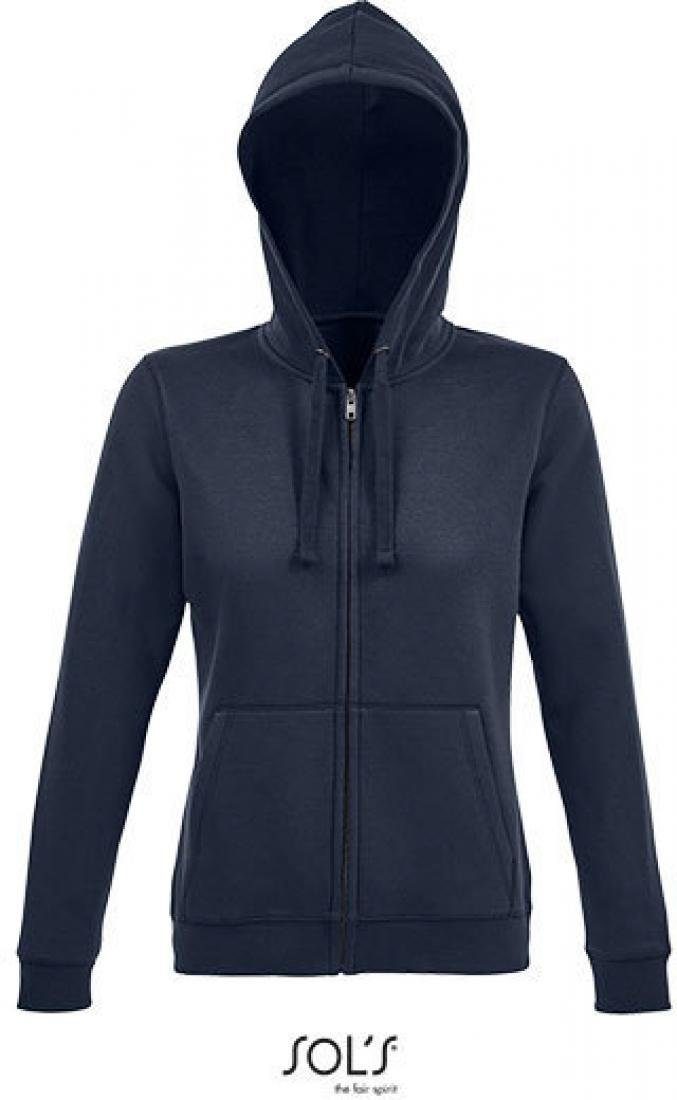 SOLS Kapuzensweatjacke Damen Jacke Women´s Zip Hoodie Spike