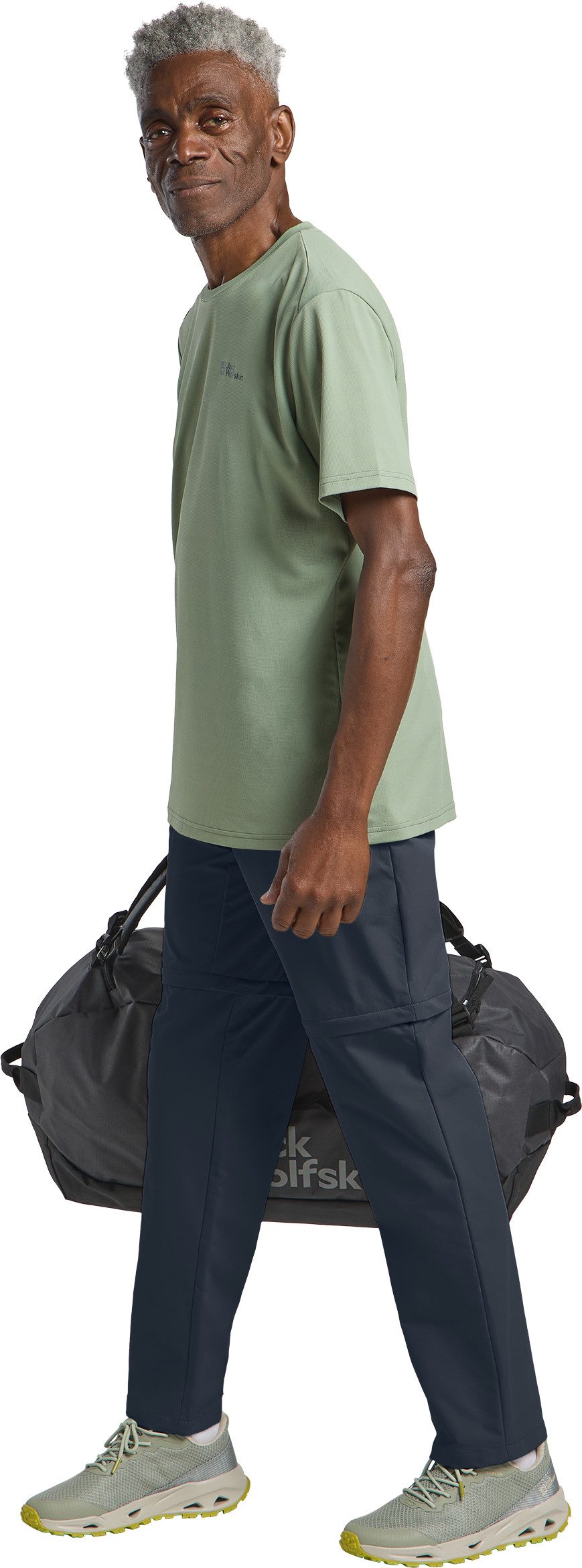 Jack Wolfskin Zip-off-Hose PICO TRAIL ZIP OFF PANTS M atmungsaktives Material, schnell trocknend, wasserabweisend