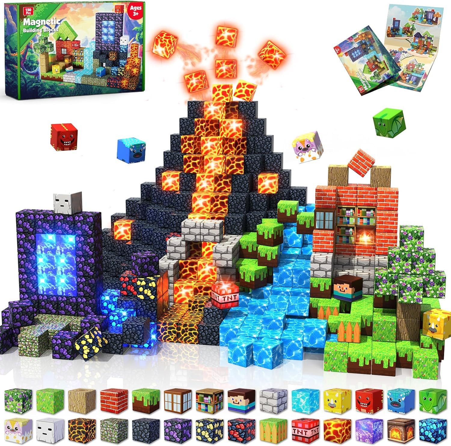 Athlix Magnetische Bausteine Bauwelt Spielzeug Jungen günstig online kaufen