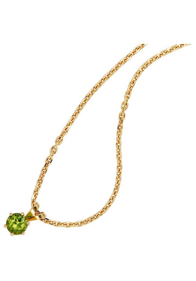 JOBO Kettenanhänger Anhänger mit Perid... JOBO Kettenanhänger Anhänger mit Perid...