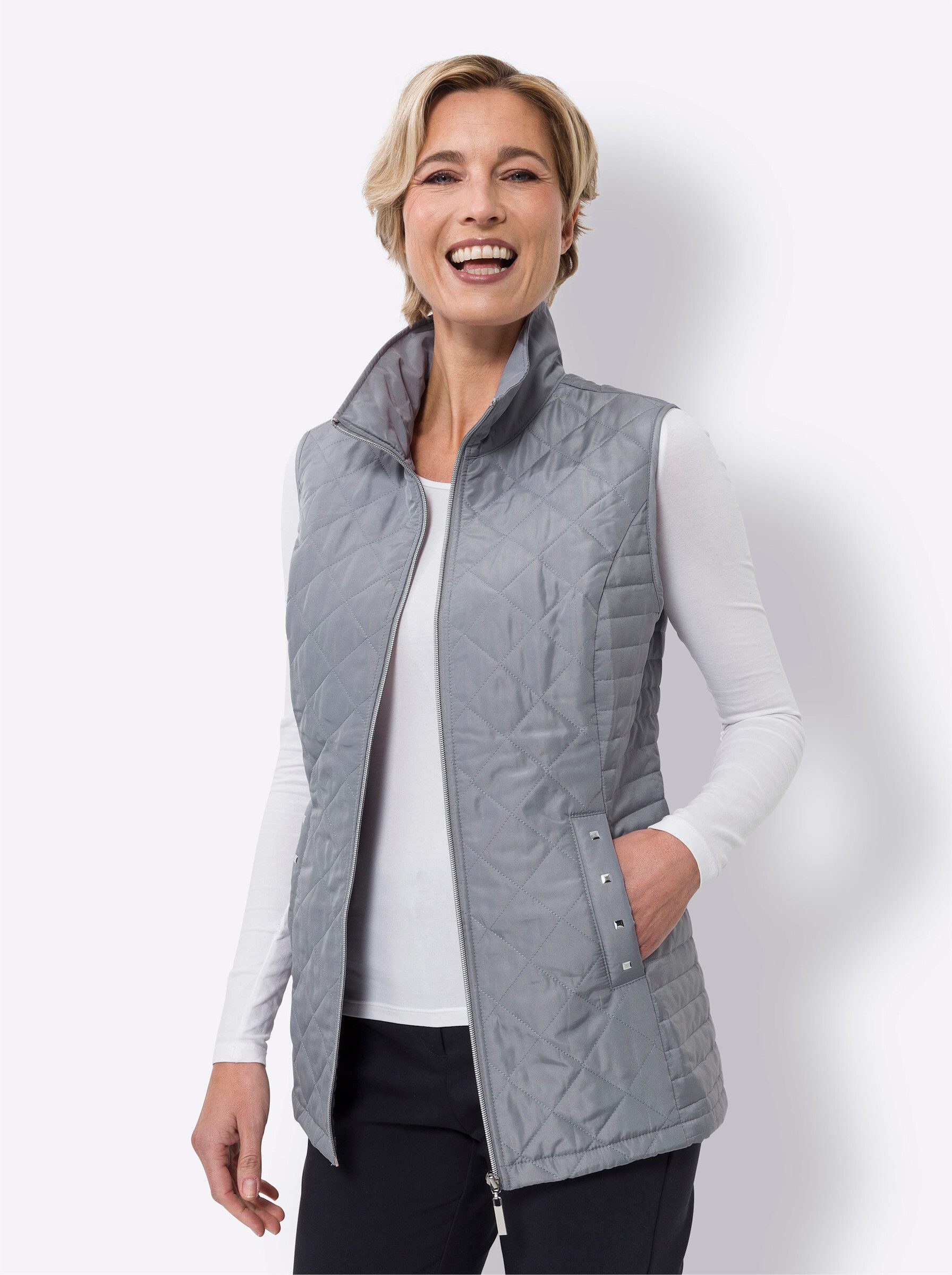 Sieh an! Jerseyweste Steppweste . günstig online kaufen