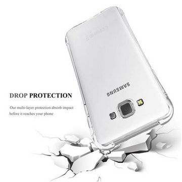 Cadorabo Handyhülle Samsung Galaxy A7 2015 Samsung Galaxy A7 2015, Flexible Ultra Slim TPU Silikon Handy Schutzhülle - Hülle - mit Griff