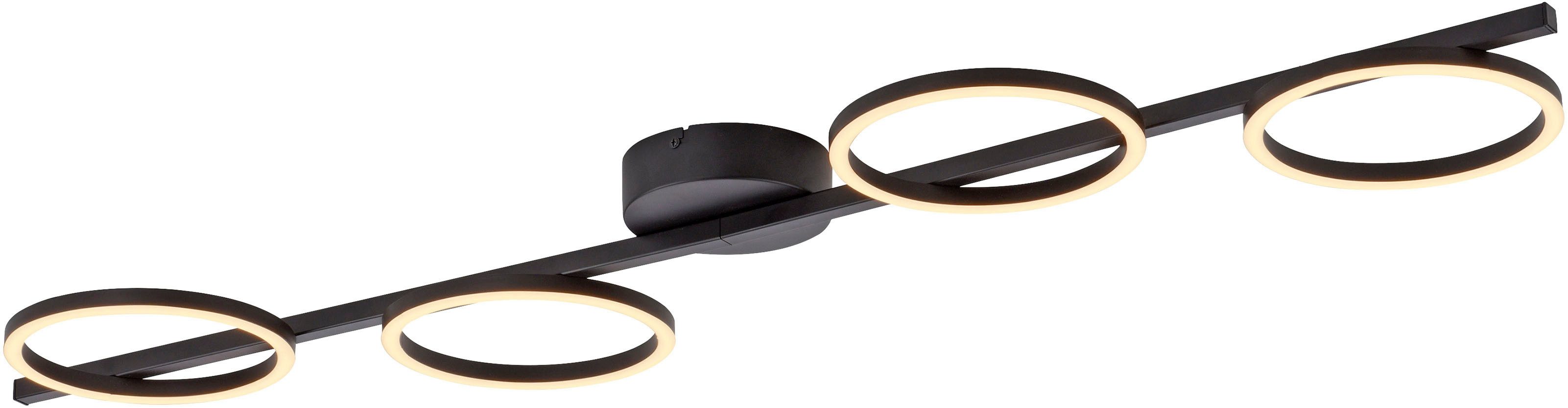 SCHÖNER WOHNEN-Kollektion LED Deckenleuchte MINI RITUS, Memoryfunktion, LED fest integriert, Warmweiß, SCHÖNER WOHNEN Kollektion, 3-Stufen Dimmer, Memoryfunktion