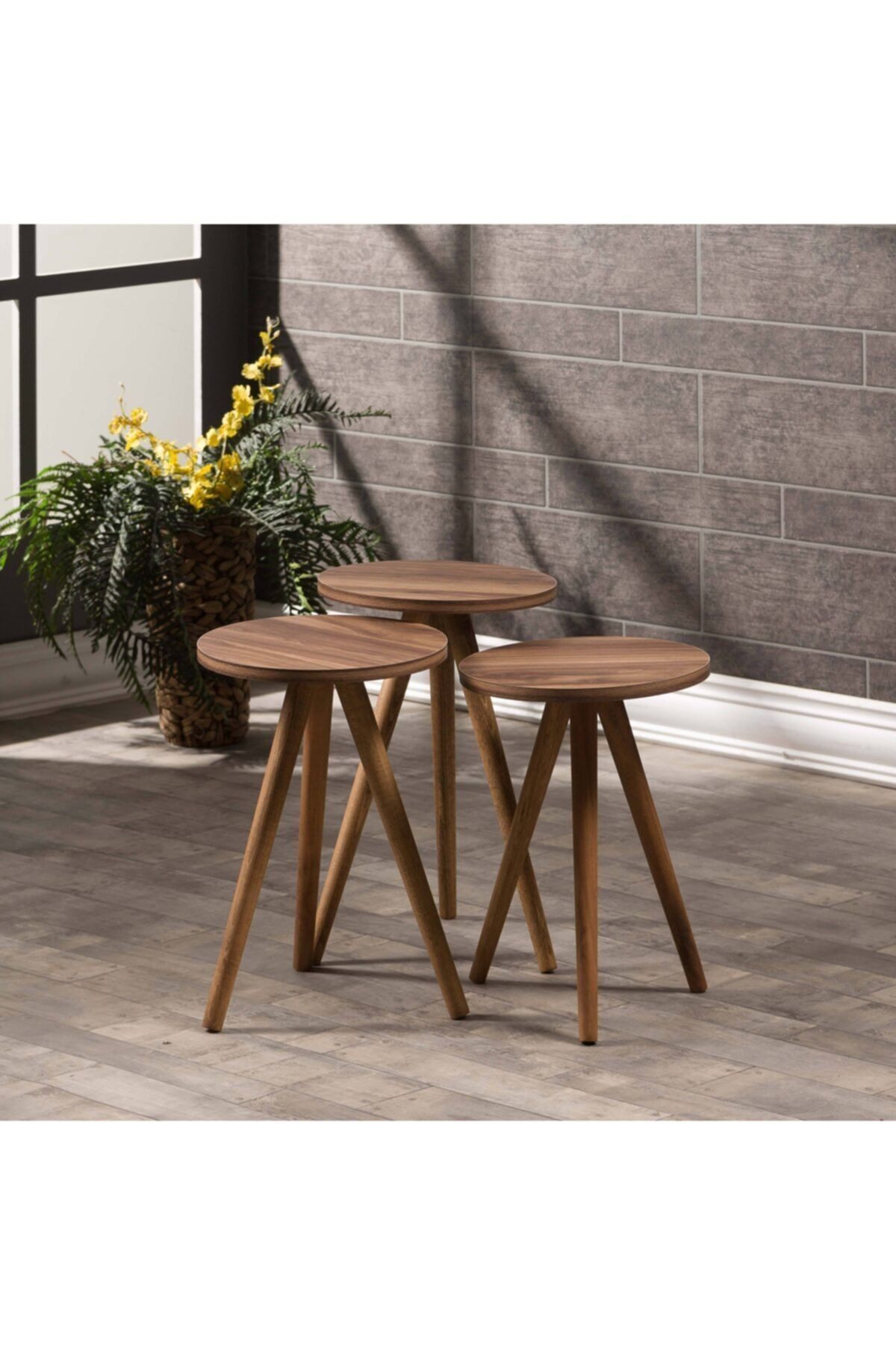 en.casa Couchtisch (Set aus Couchtisch und Satztischen), pflegeleichte Ober günstig online kaufen