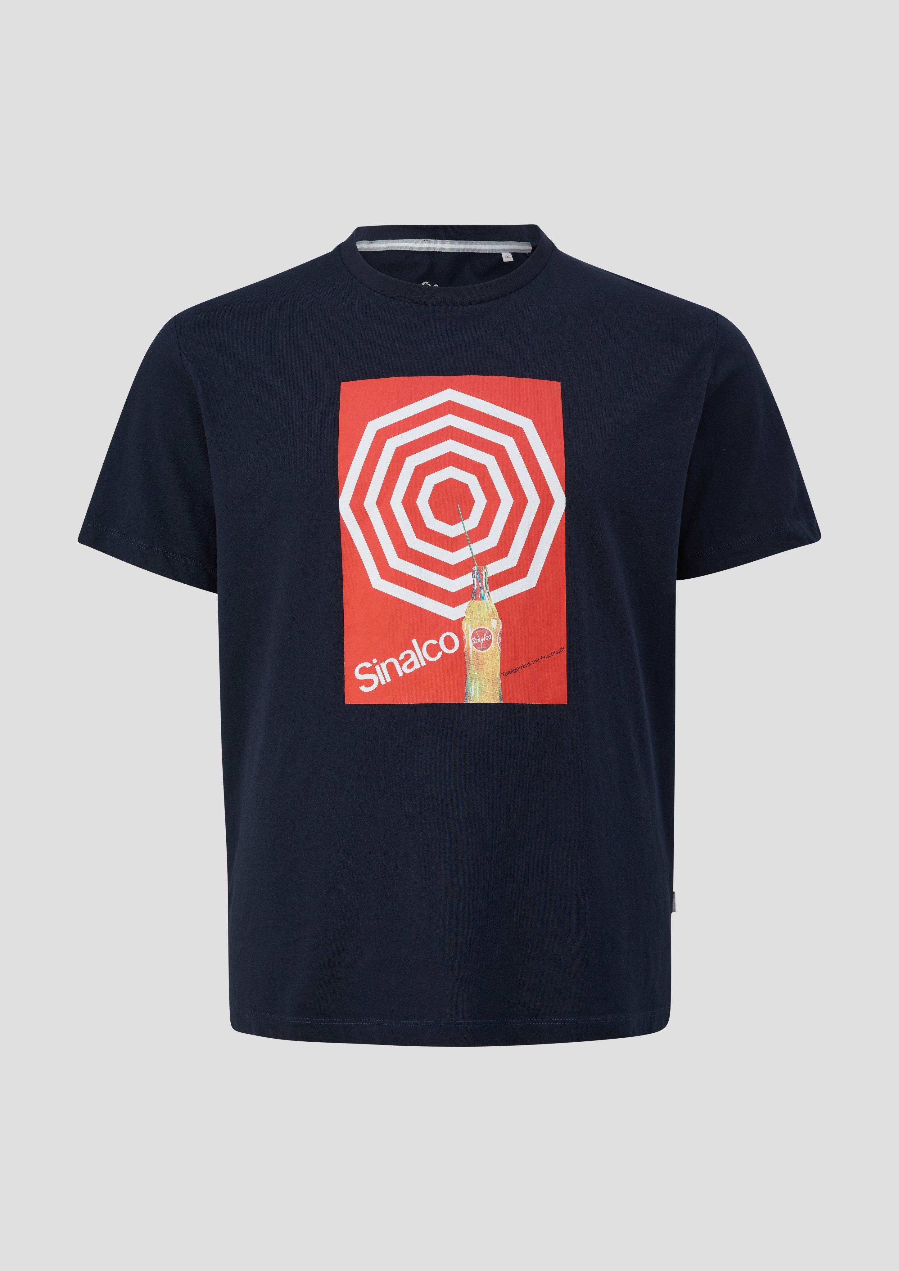 s.Oliver Kurzarmshirt Jersey-T-Shirt mit Sinalco®-Print Artwork günstig online kaufen