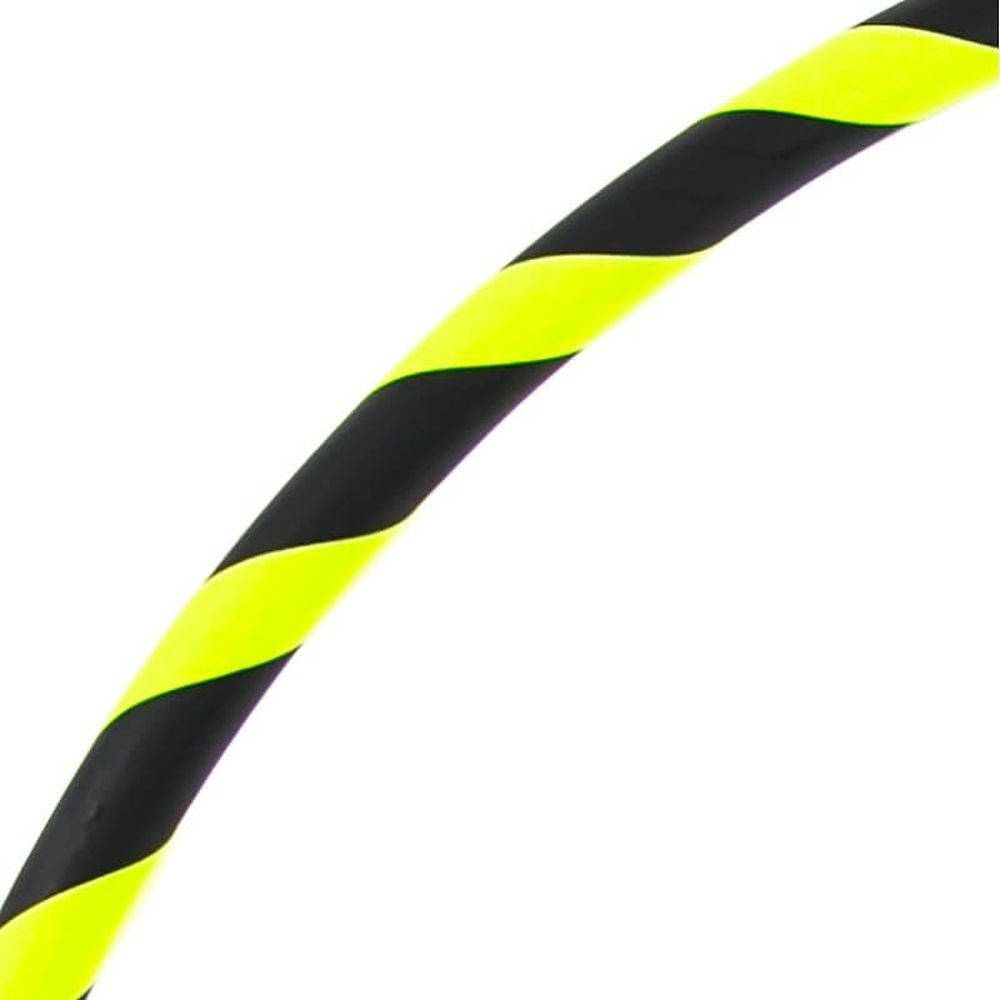 Hula Hoopomania Ø100cm Faltbarer Anfänger Hula-Hoop-Reifen Neon-Gelb Reifen, Hoop