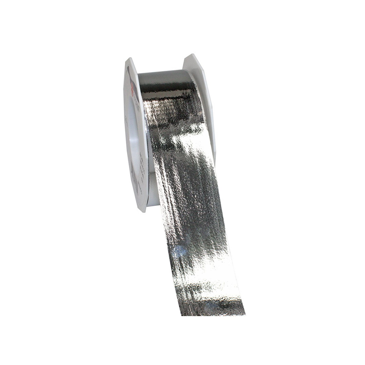 Goldina Loy GmbH + Co KG Geschenkband Geschenkband Polyband 40mm/25m Metallic Silber