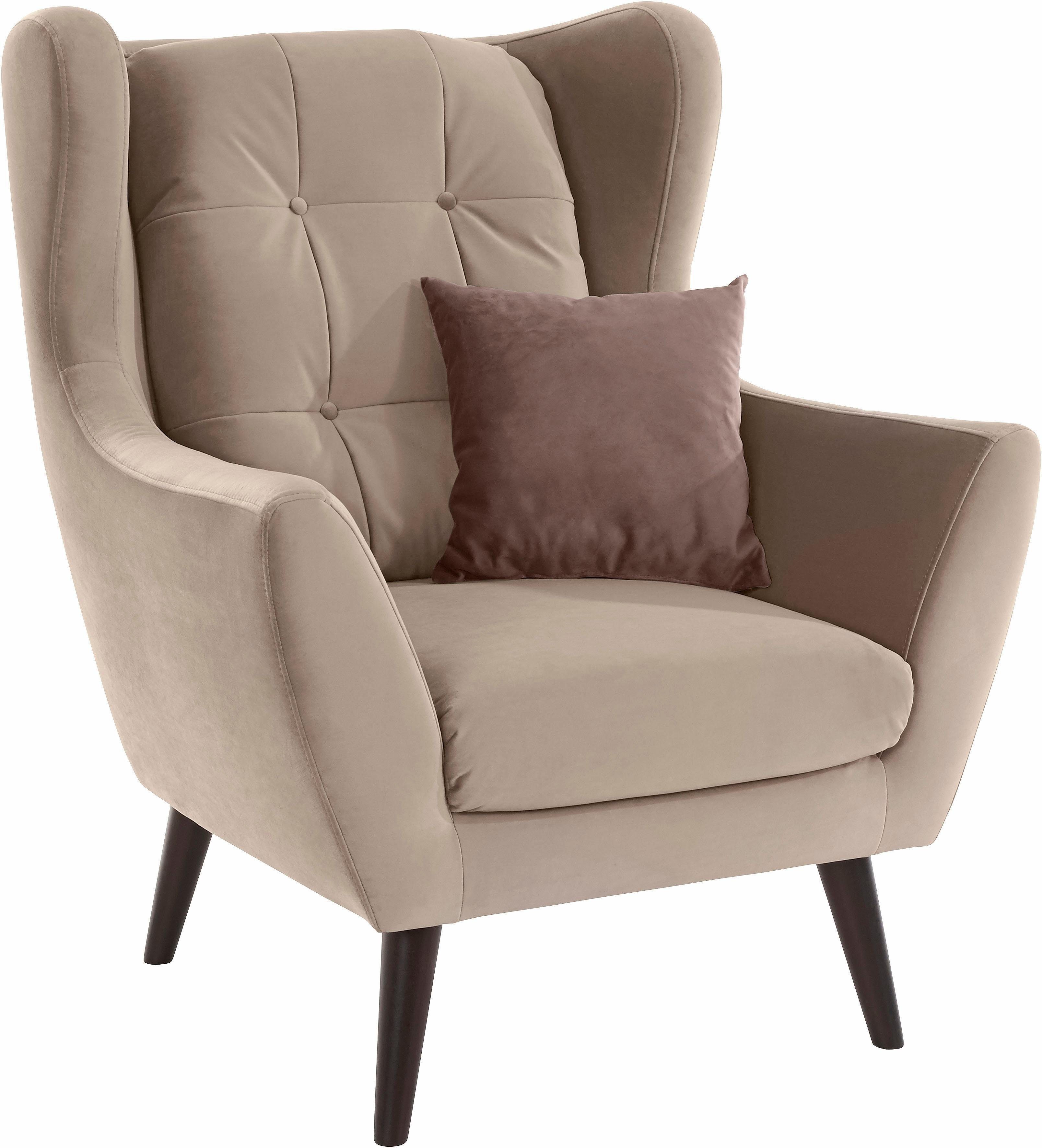 andas Ohrensessel Hemmink, Sessel, Loungesessel, mit günstig online kaufen
