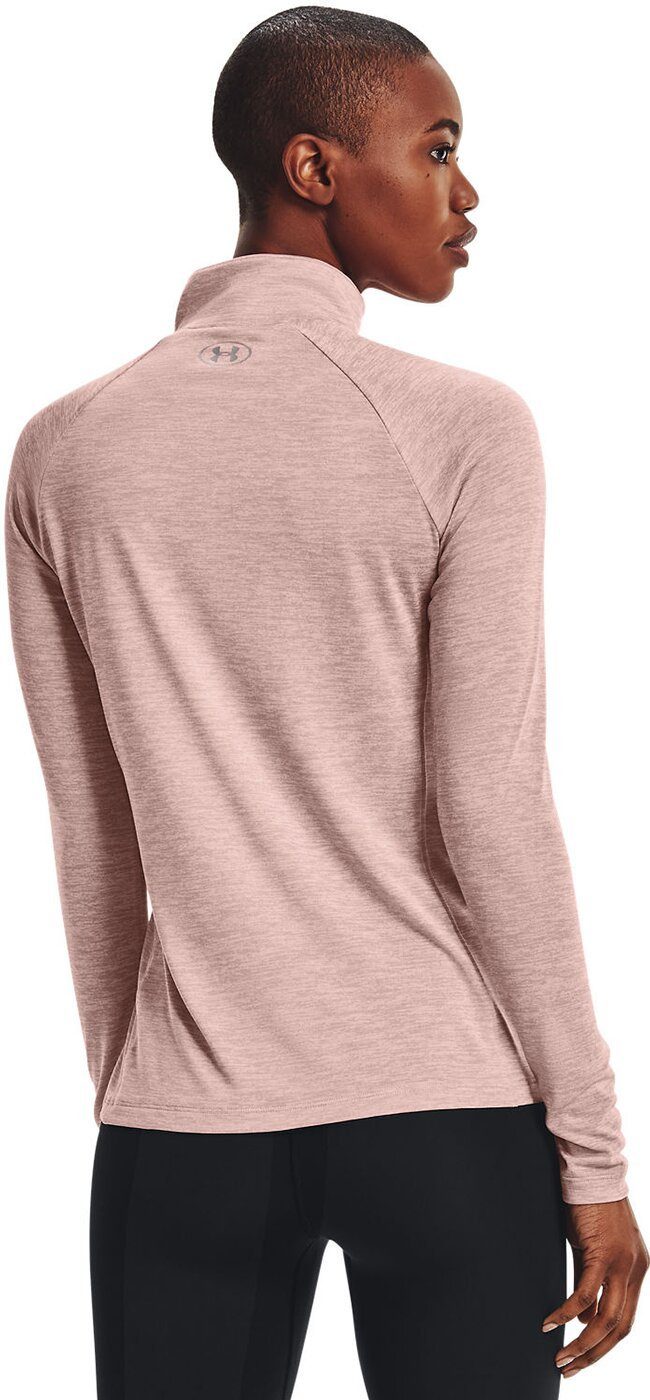 Under Armour® Shirtbluse TECH ZIP PINK CLAY TWIST - 1/2