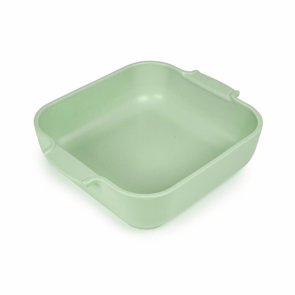 PEUGEOT Auflaufform Keramik APPOLIA 28cm Quadratisch Salbeigrün Spülmaschinefest