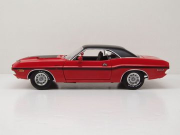 GREENLIGHT collectibles Modellauto Dodge Challenger R/T 440 Six-Pack 1970 rot schwarz Norm Grand Spauldin, Maßstab 1:18