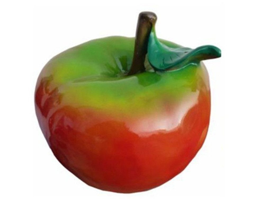 Dekofigur Design Garten Skulptur Figur Apfel 48cm Statue Laden