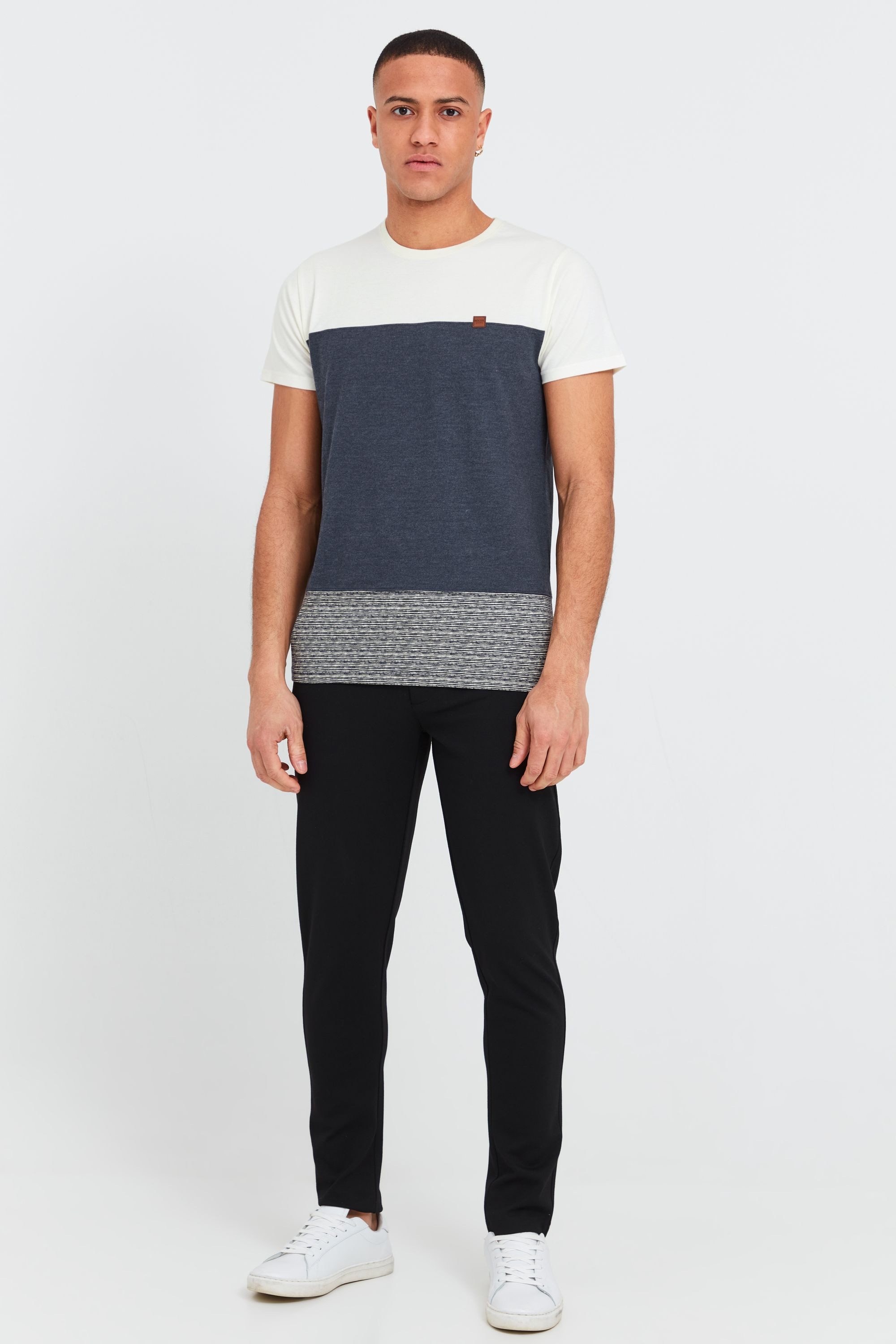 Indicode T-Shirt IDRemmond T-Shirt im Colorblock-Look günstig online kaufen