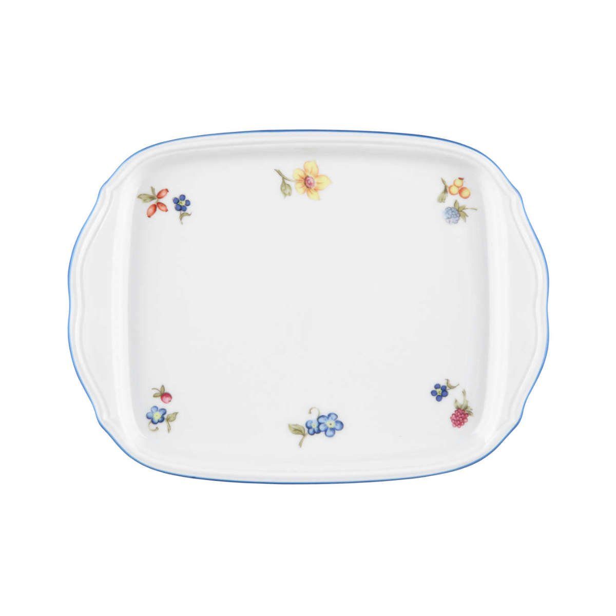 Seltmann Weiden Servierplatte Sonate Nostalgie, Porzellan, 20,5x12,5 cm