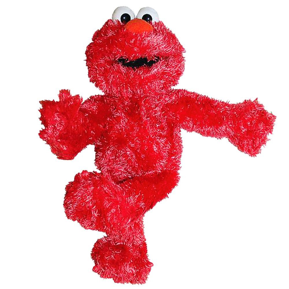 Sesamstrasse Handpuppe Elmo Hand-Puppe Sesamstrasse 35 cm Plüsch-Figur Kuschel-Tier