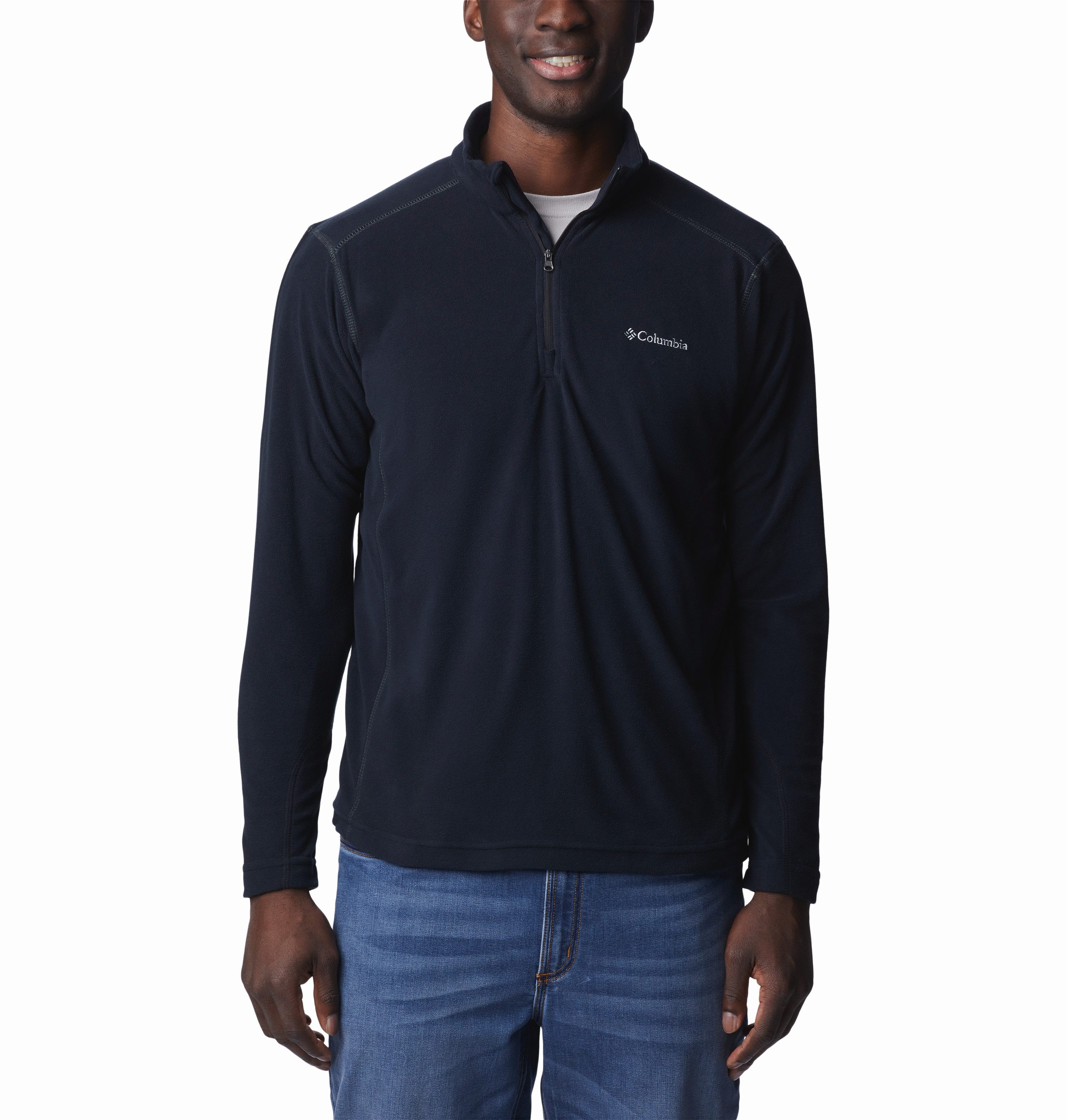 Columbia Fleecepullover Klamath Range II Half Zip mit halbem Reißverschluss, Langarm, atmungsaktiv, schnell trocknend
