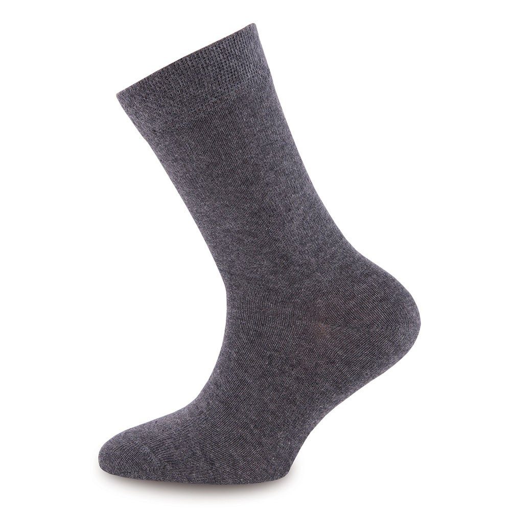 Uni Socken Socken schwarz-grau Ewers (6-Paar)