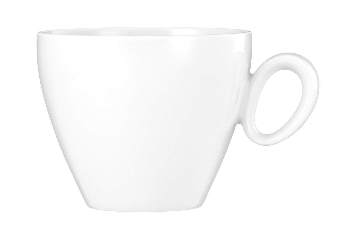 Seltmann Weiden Becher Seltmann Weiden Trio weiß Kaffeeobertasse 0,23 l, Porzellan