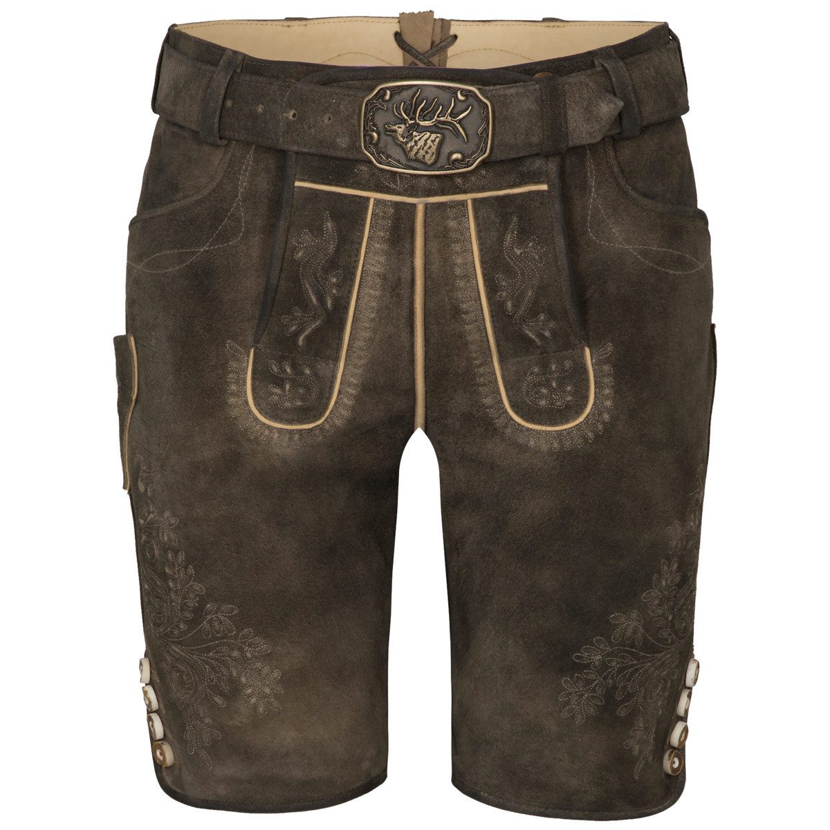 Spieth & Wensky Trachtenlederhose Eggenfeld Herren (1-tlg) Trachtenlederhose, Trachtenhose, Bayerische Lederhose, Oktoberfest