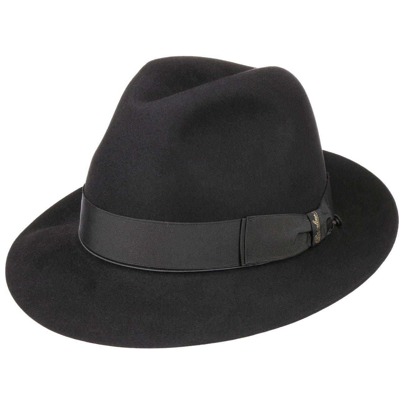 Borsalino Filzhut (1-St) Herrenhut mit Futter, Made in Italy