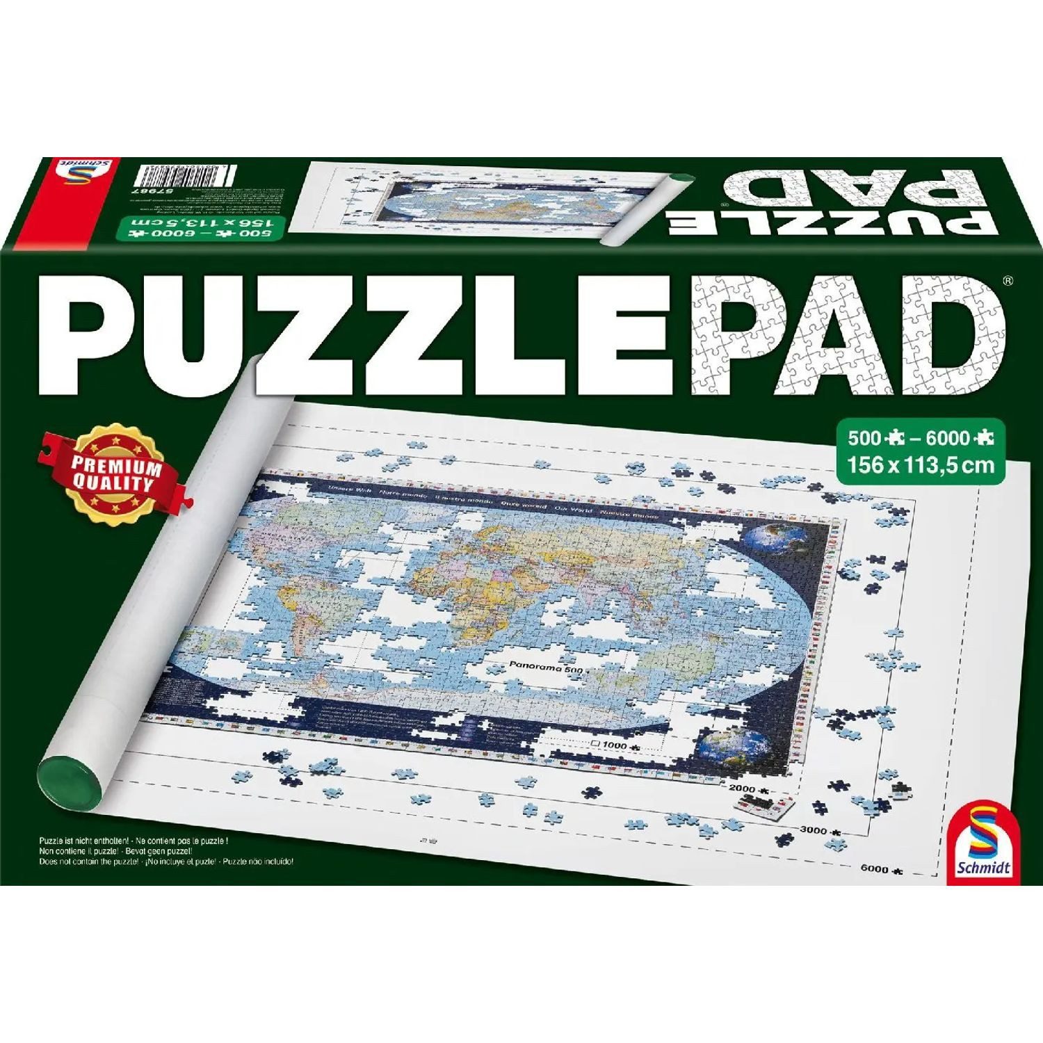 Schmidt Spiele Puzzle Puzzle Pad® für Puzzles bis 6.000 Teile (Puzzle-Zubehör), 6000 Puzzleteile
