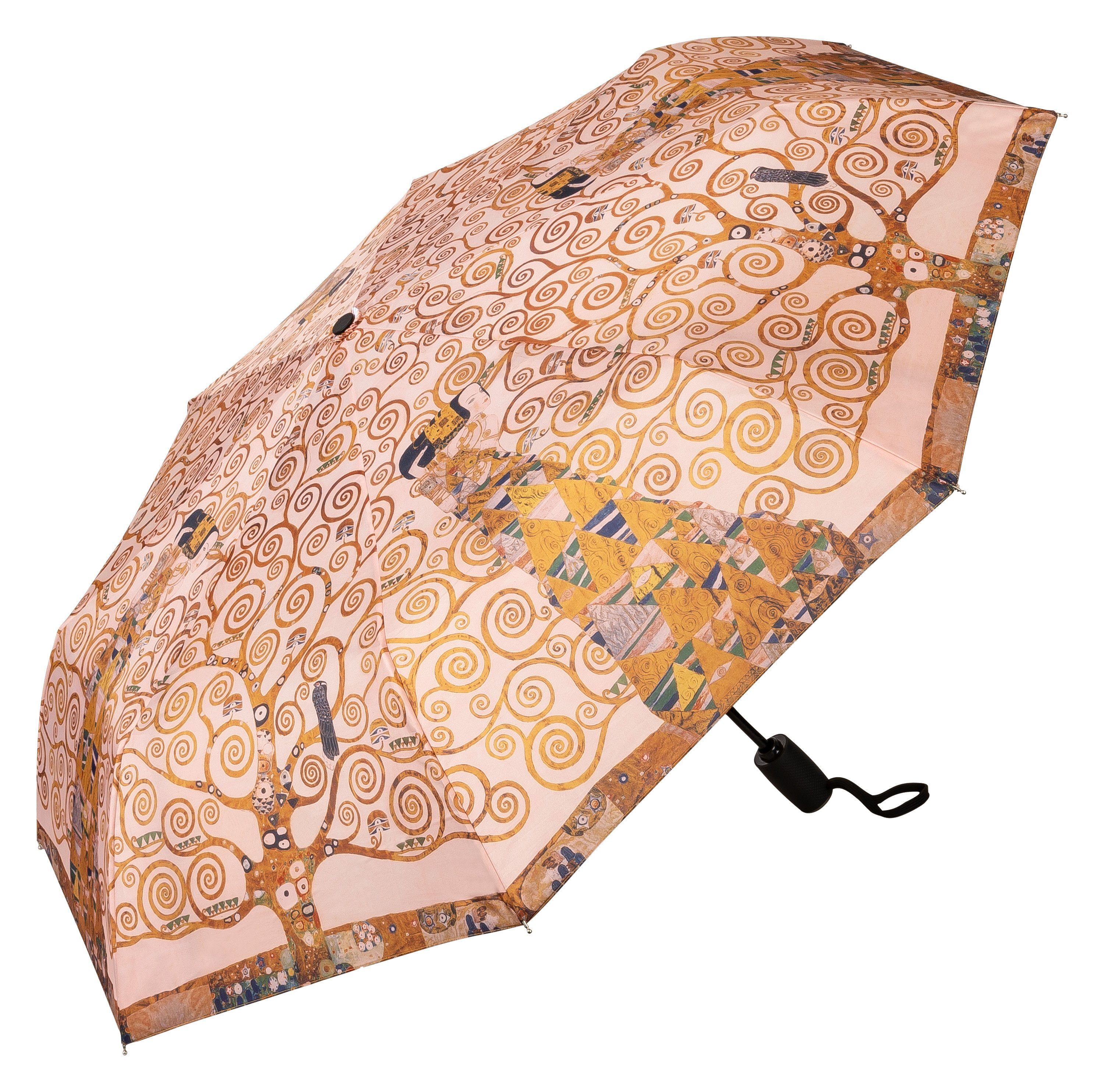 von Lilienfeld Taschenregenschirm Motivschirm Gustav Klimt Lebensbaum / Erwartung Kunst Stabil, Kunstdruck