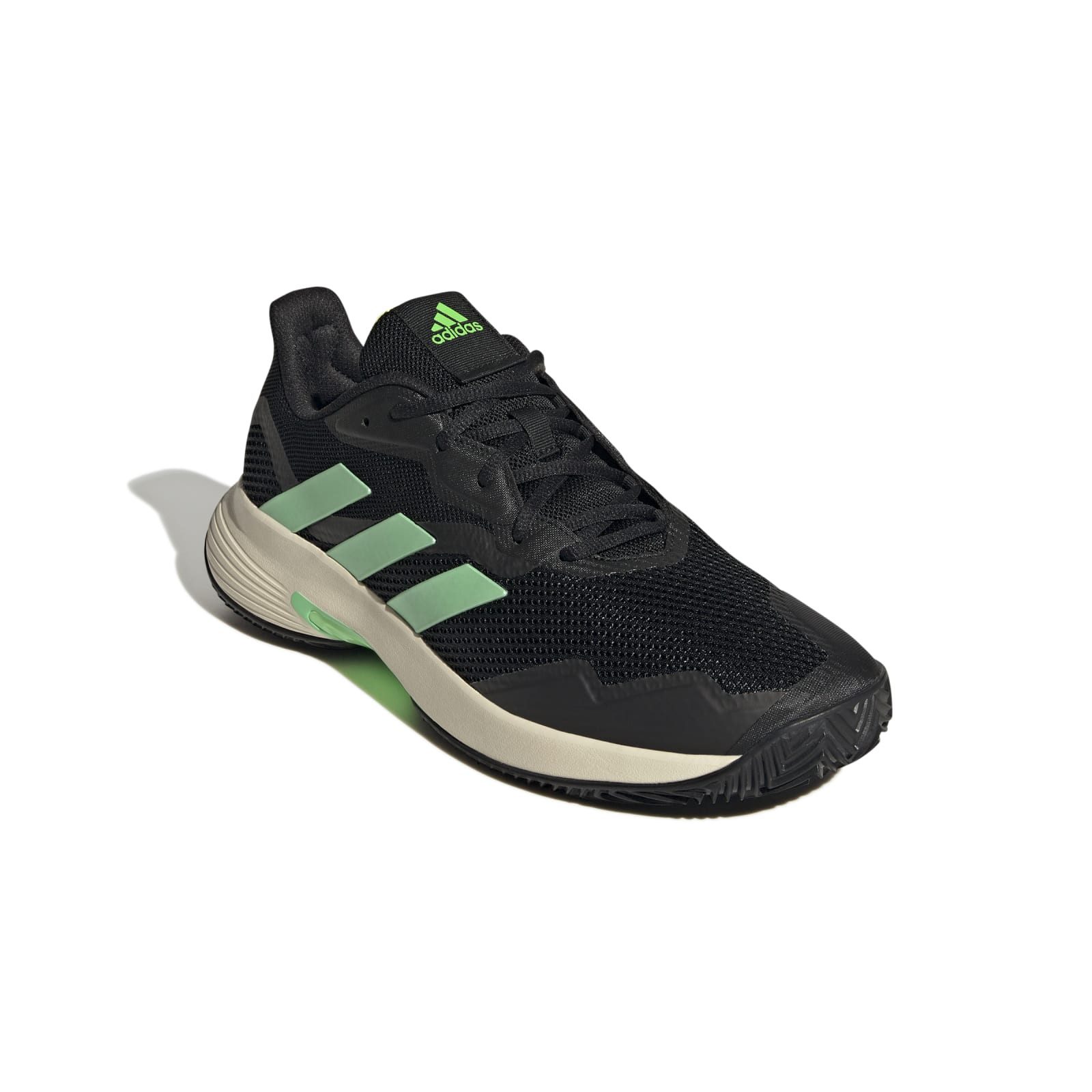 adidas Performance CourtJam Control Clay/Sandplatz schwarz/grün Herren Tenn günstig online kaufen