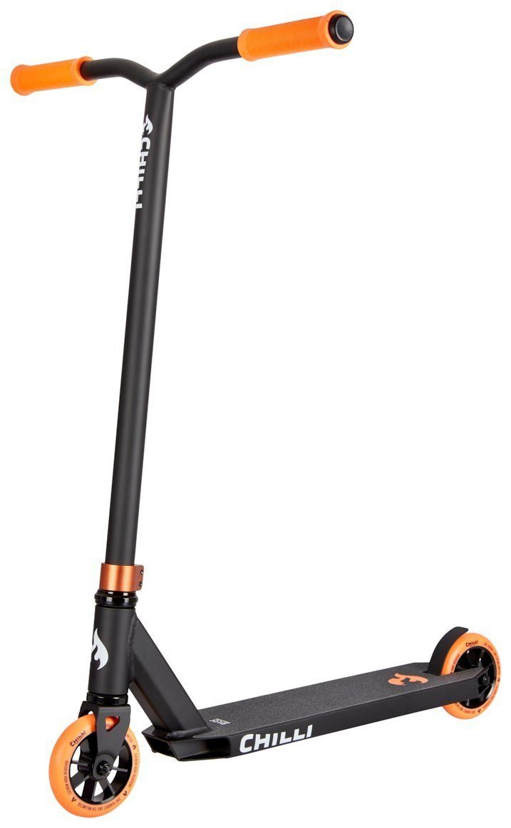 Chilli Stuntscooter Chilli Pro Base Stunt-scooter H=82cm schwarz / orange orange (506)