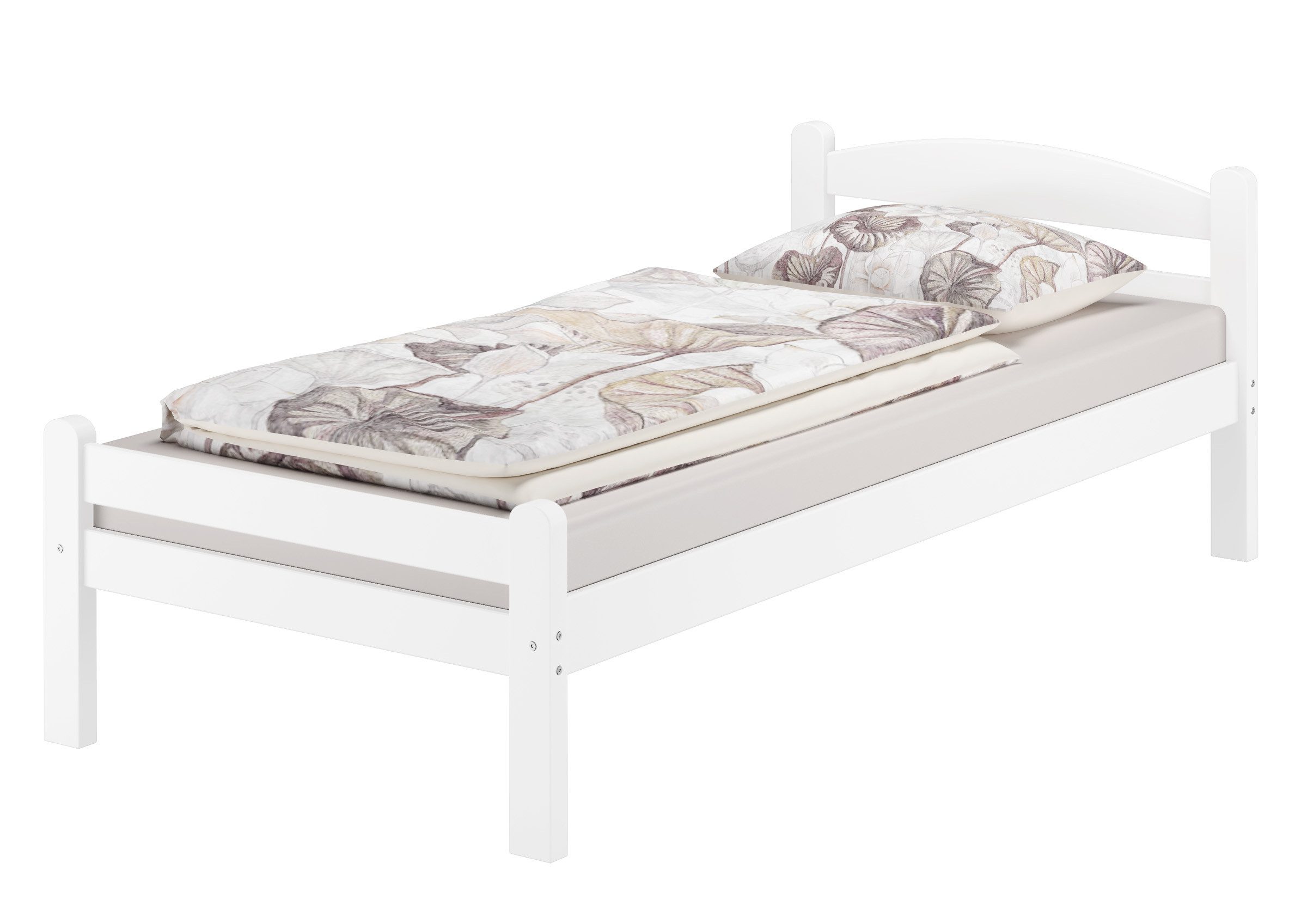 ERST-HOLZ Bett Einzelbett Holzbett Massiv Buche günstig online kaufen