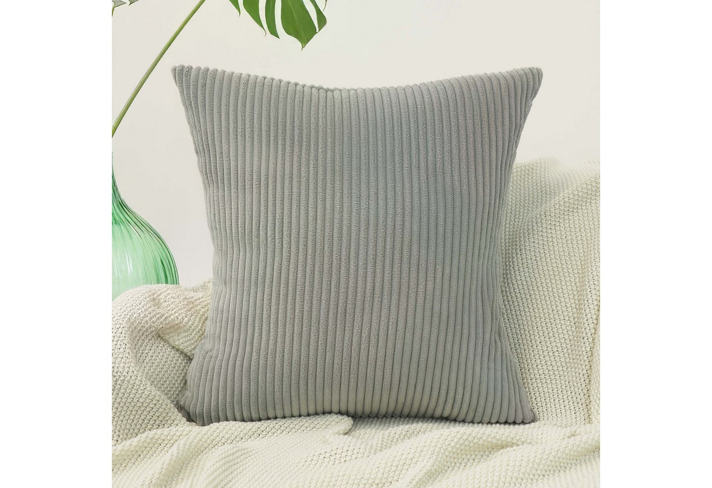 Amilian Kissenbezug - Kissenhülle - Zierkissenbezug - Kopfkissenbezug, (1 Stück), 45x45 cm, für Sofakissen, Dekokissen, Kissen, Zierkissen, Couchkissen