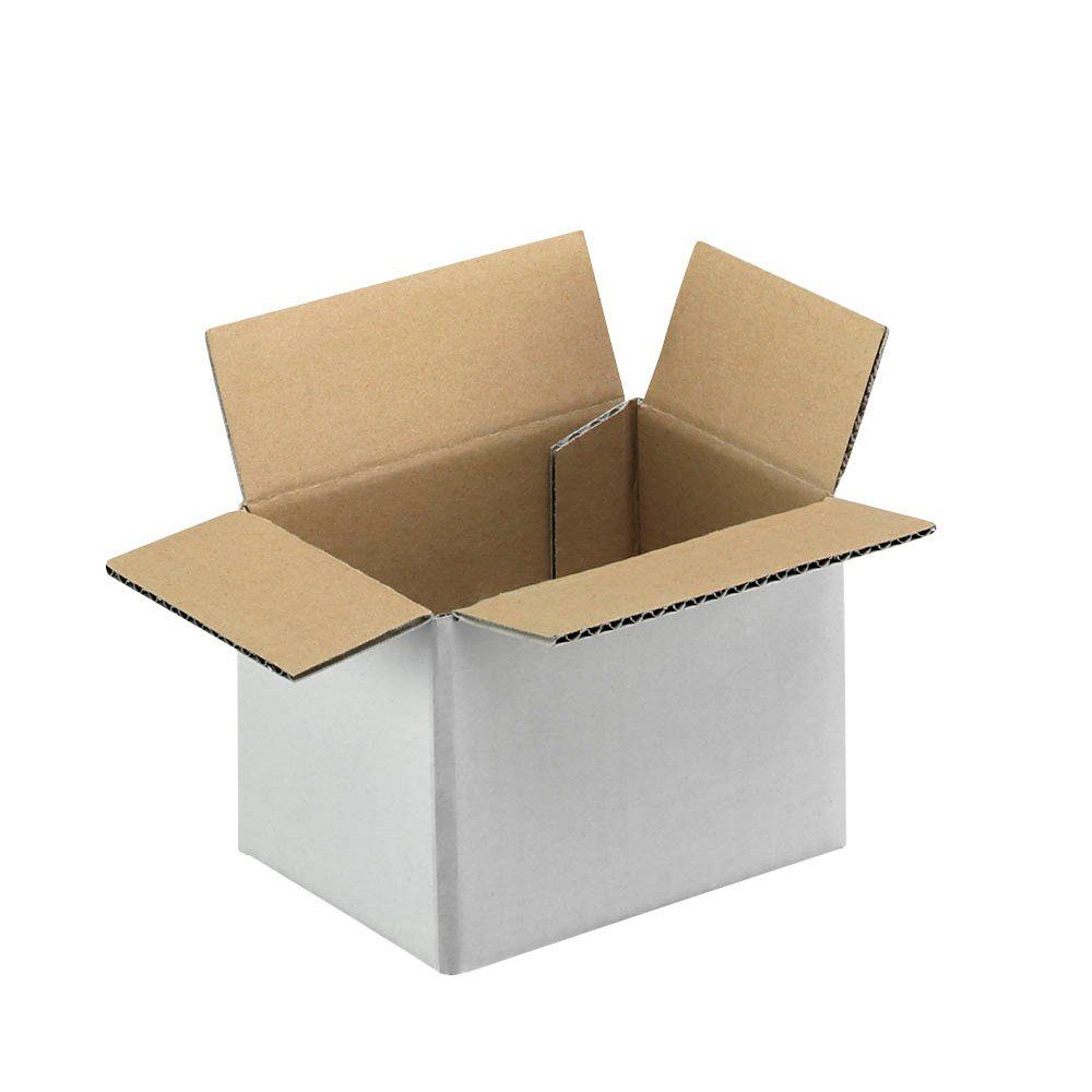 Nestler Versandkarton 20 Versandkartons 1-wellig 16x11x11,7cm weiß