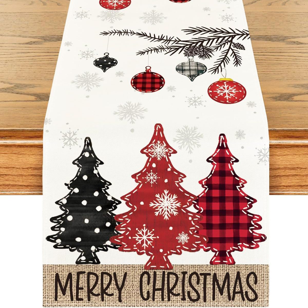 FOUORTUNATE-BEE Tischläufer Weihnachtsdeko Innen Tischläufer Weihnachten günstig online kaufen