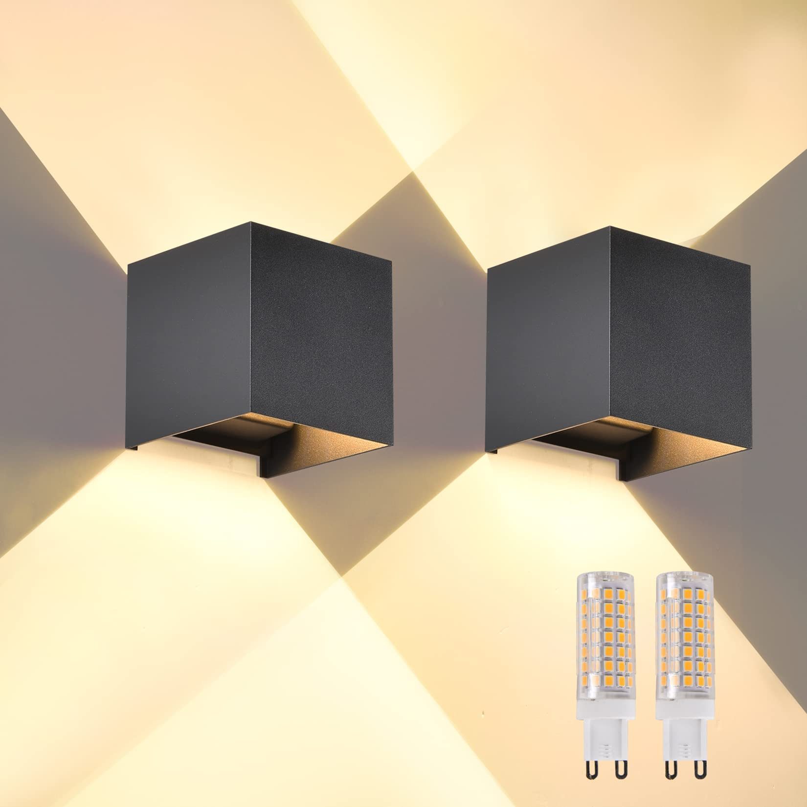 RWEUOQ LED Wandleuchte Außenwandleuchte 6W Einstellbarer günstig online kaufen