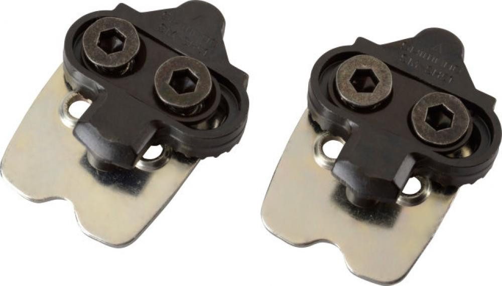 Shimano Fahrradpedale Shimano SPD Schuhplatten SM-SH51 mit Schrauben und Gegenplatte - Siche